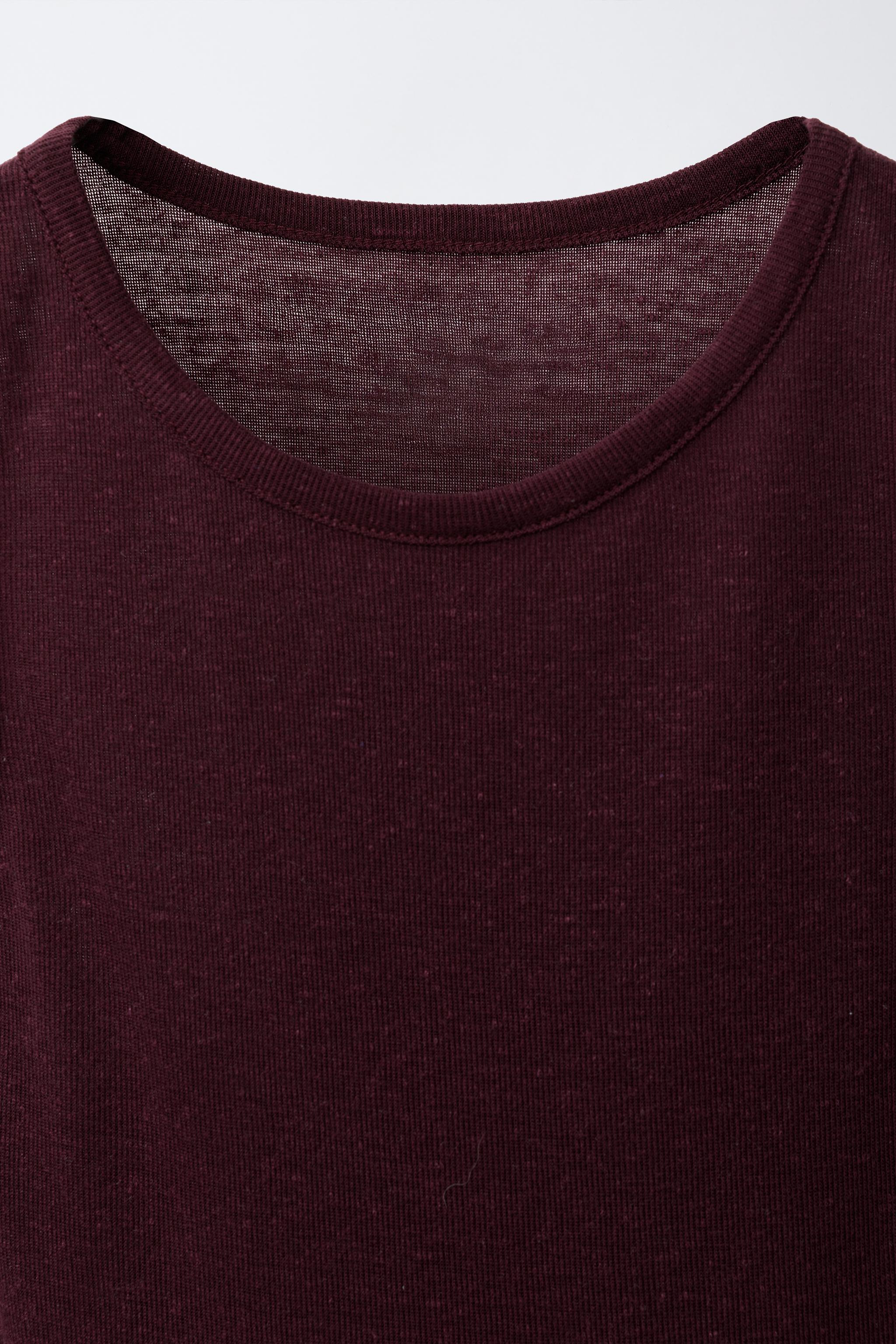 LINEN BLEND T-SHIRT